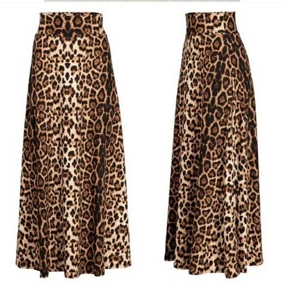 Leopard print maxi skirt - Picture 4 of 6